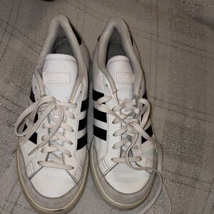 Adidas White and Black Classic Sneakers